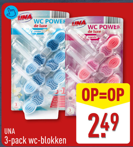 Una   toiletblok folder aanbieding bij  Aldi - details