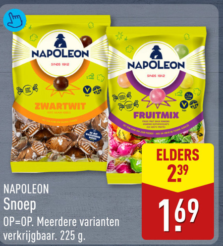 Napoleon   snoep folder aanbieding bij  Aldi - details