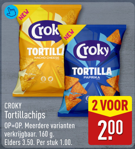 Croky   chips folder aanbieding bij  Aldi - details