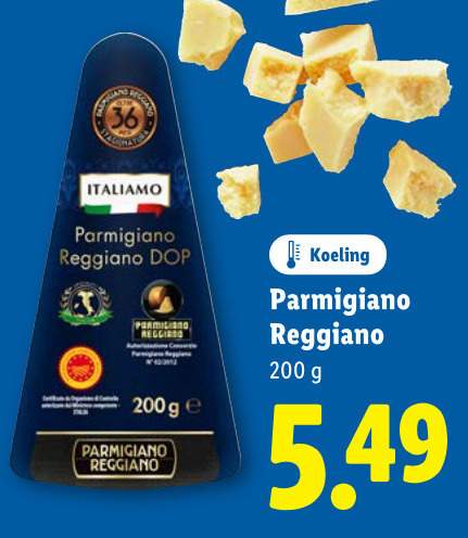 Italiamo   parmezaanse kaas folder aanbieding bij  Lidl - details