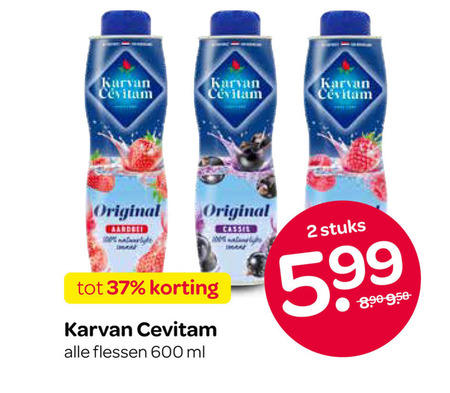 Karvan Cevitam   limonadesiroop folder aanbieding bij  Spar - details