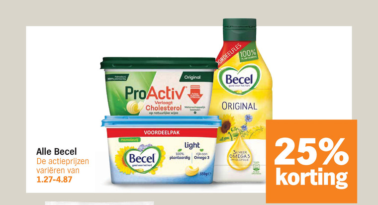 Becel   olie en vetten, margarine folder aanbieding bij  Albert&nbsp;Heijn - details
