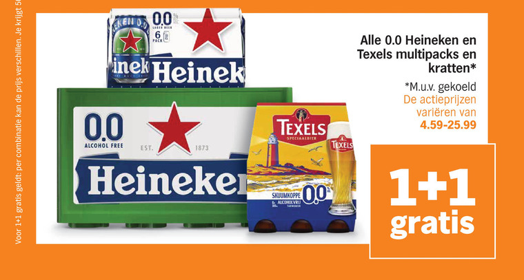 Texels   krat bier, alcoholvrij bier folder aanbieding bij  Albert&nbsp;Heijn - details