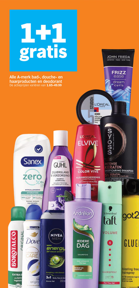 Alle merken   deodorant, haarverzorging folder aanbieding bij  Albert&nbsp;Heijn - details