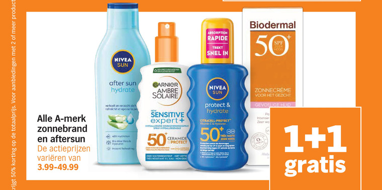 Alle merken   aftersun, zonnebrandolie folder aanbieding bij  Albert&nbsp;Heijn - details