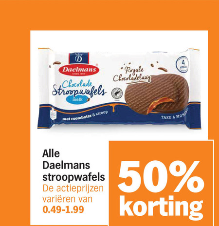 Daelmans   stroopwafels folder aanbieding bij  Albert&nbsp;Heijn - details