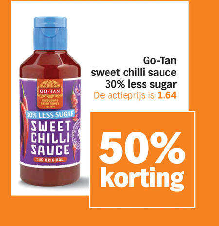 Go-Tan   chilisaus folder aanbieding bij  Albert&nbsp;Heijn - details