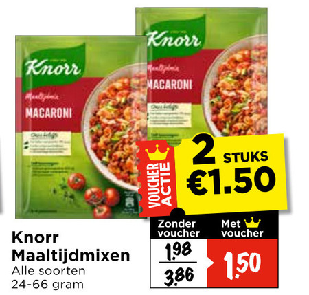 Knorr   maaltijdmix folder aanbieding bij  Vomar - details