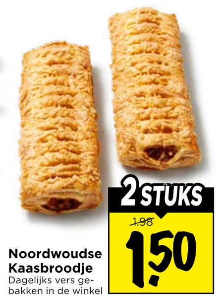 Noordwoudse   kaasbroodjes folder aanbieding bij  Vomar - details