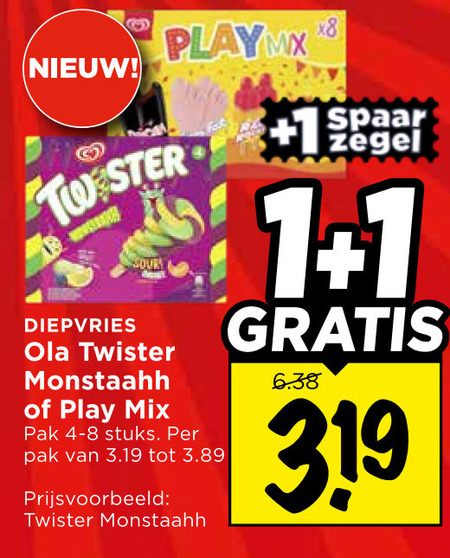 Ola   ijslollies folder aanbieding bij  Vomar - details