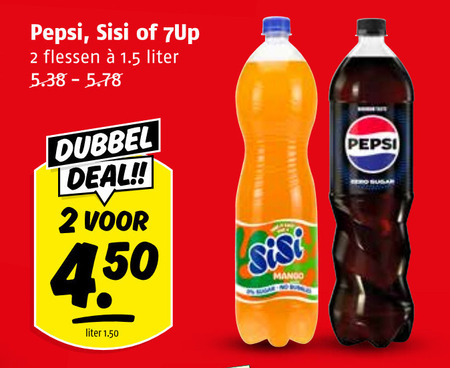 Pepsi   cola, frisdrank folder aanbieding bij  Poiesz - details