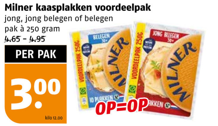 Milner   kaasplakken folder aanbieding bij  Poiesz - details