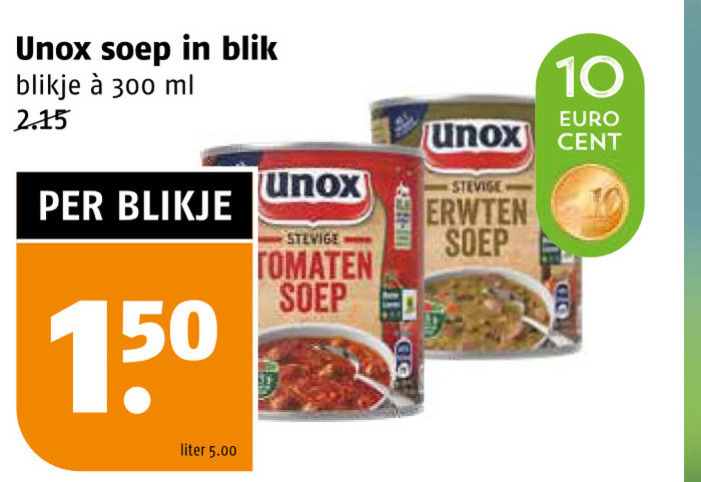 Unox   soep folder aanbieding bij  Poiesz - details