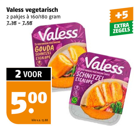 Valess   vegetarisch folder aanbieding bij  Poiesz - details