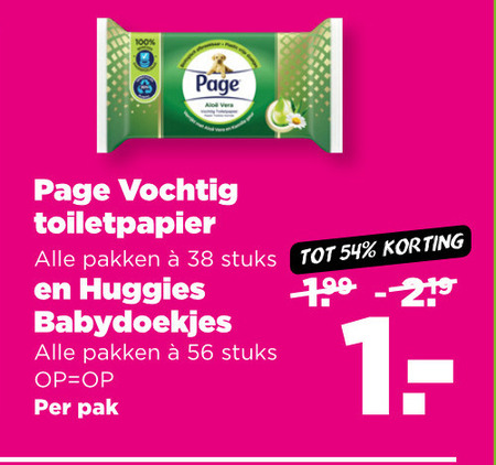 Huggies   billendoekjes, vochtig toiletpapier folder aanbieding bij  Plus - details