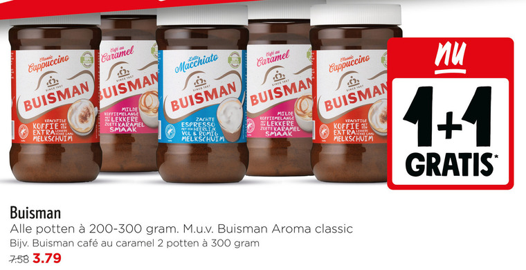 Buisman   oploskoffie folder aanbieding bij  Jumbo - details