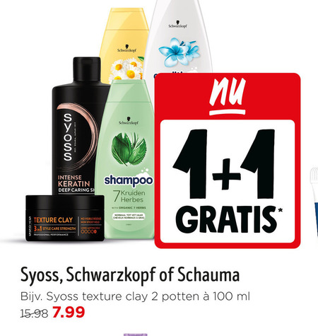 Schwarzkopf   shampoo, conditioner folder aanbieding bij  Jumbo - details