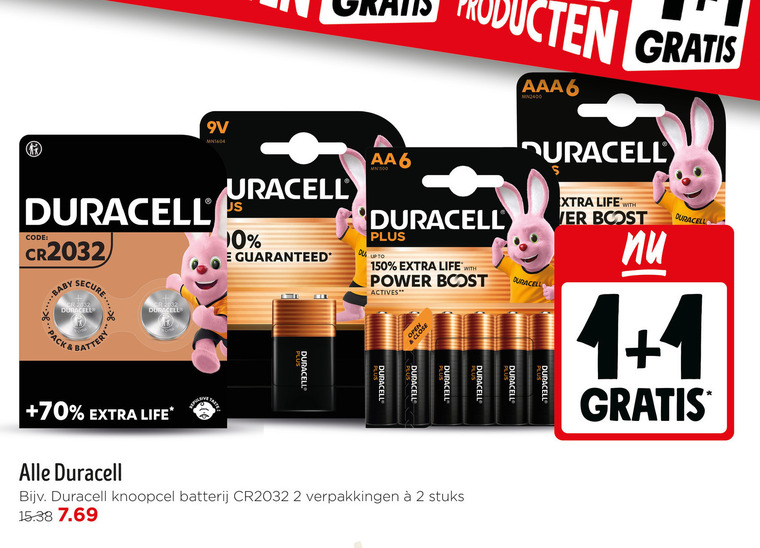 Duracell   batterij, knoopcelbatterij folder aanbieding bij  Jumbo - details