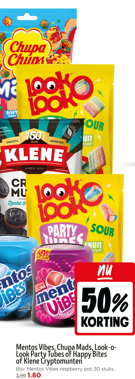 Klene   kauwgom, snoep folder aanbieding bij  Jumbo - details