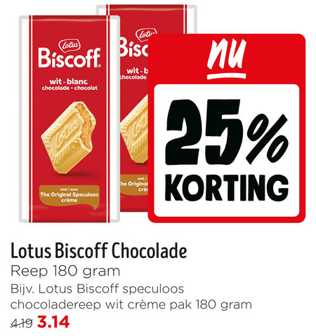 Lotus   chocolade folder aanbieding bij  Jumbo - details
