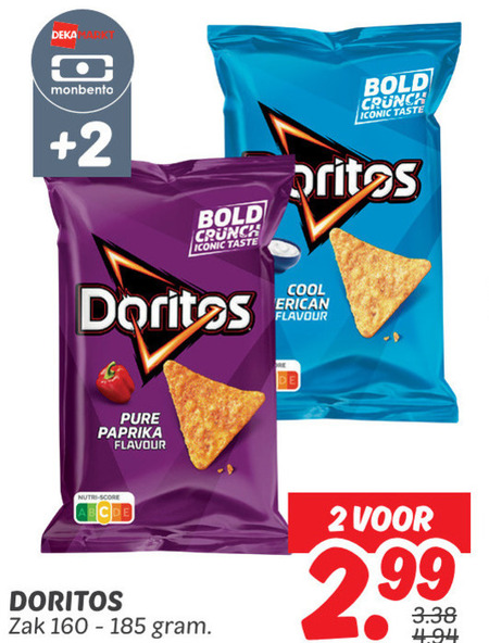 Doritos   chips folder aanbieding bij  Dekamarkt - details