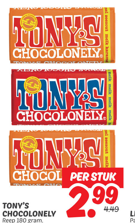 Tony Chocolony   chocolade folder aanbieding bij  Dekamarkt - details