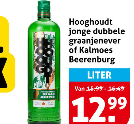 Hooghoudt   berenburg, jenever folder aanbieding bij  Hoogvliet - details
