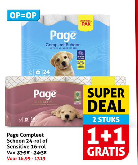 Page   toiletpapier folder aanbieding bij  Hoogvliet - details