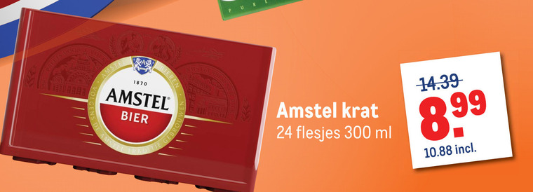 Amstel   krat bier folder aanbieding bij  Makro - details