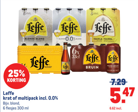 Leffe   krat bier, speciaalbier folder aanbieding bij  Makro - details