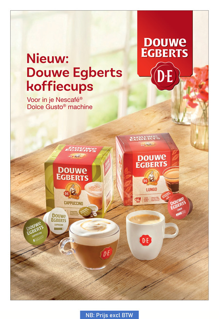 Douwe Egberts   dolce gusto capsules folder aanbieding bij  Sligro - details