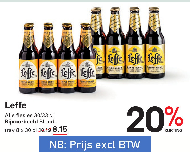 Leffe   speciaalbier folder aanbieding bij  Sligro - details