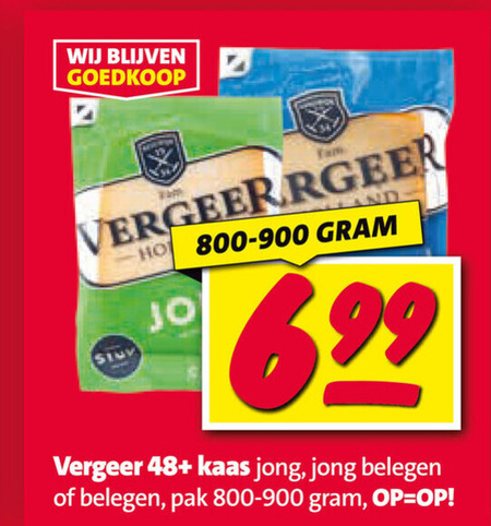 Vergeer   kaas folder aanbieding bij  Nettorama - details