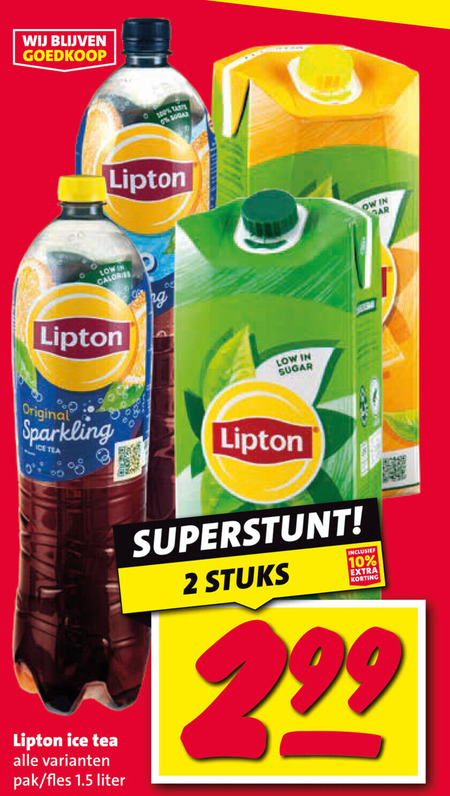 Lipton   ice tea folder aanbieding bij  Nettorama - details