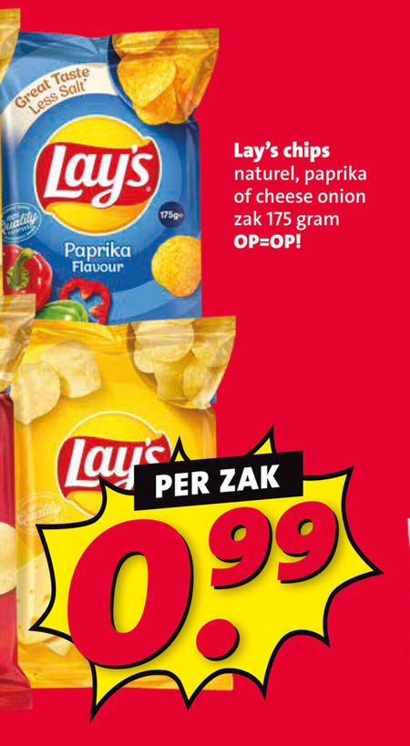 Lays   chips folder aanbieding bij  Nettorama - details