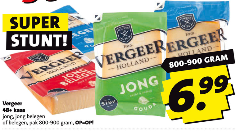 Vergeer   kaas folder aanbieding bij  Boni - details