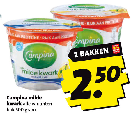 Campina   kwark folder aanbieding bij  Boni - details
