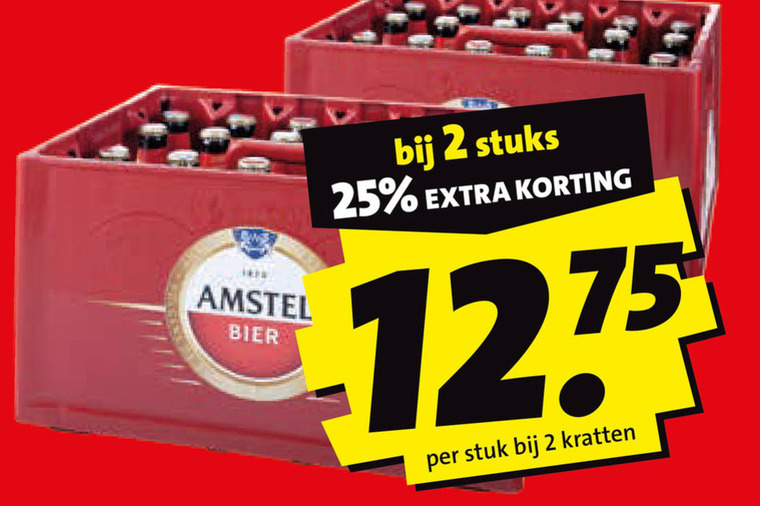 Amstel   krat bier folder aanbieding bij  Boni - details