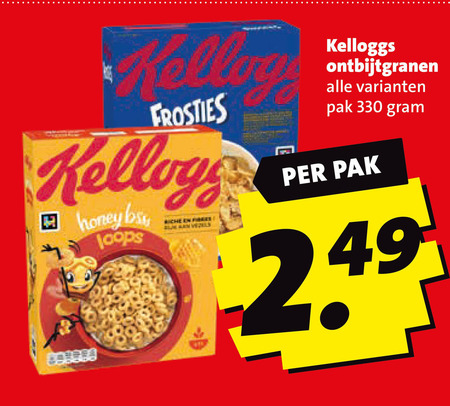 Kellogs   cereals folder aanbieding bij  Boni - details