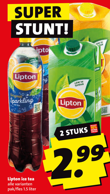 Lipton   ice tea folder aanbieding bij  Boni - details