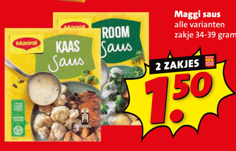 Maggi   saus folder aanbieding bij  Boni - details