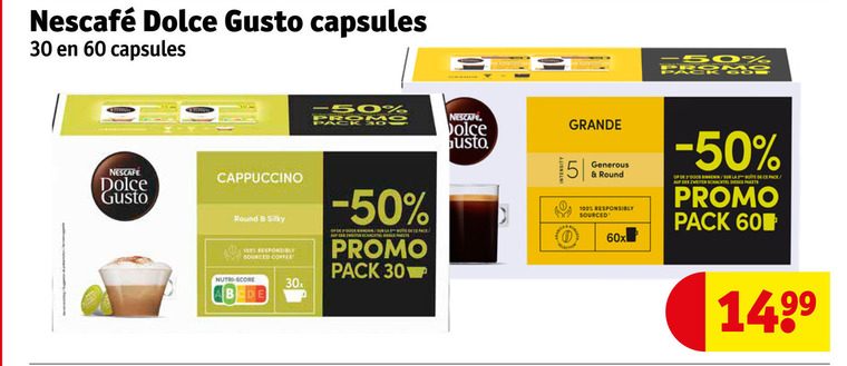 Nescafe   dolce gusto capsules folder aanbieding bij  Kruidvat - details
