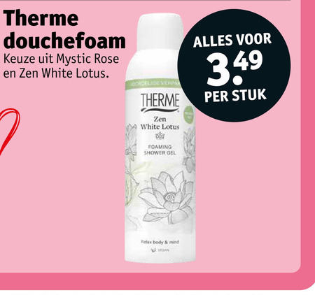 Therme   douchegel folder aanbieding bij  Kruidvat - details