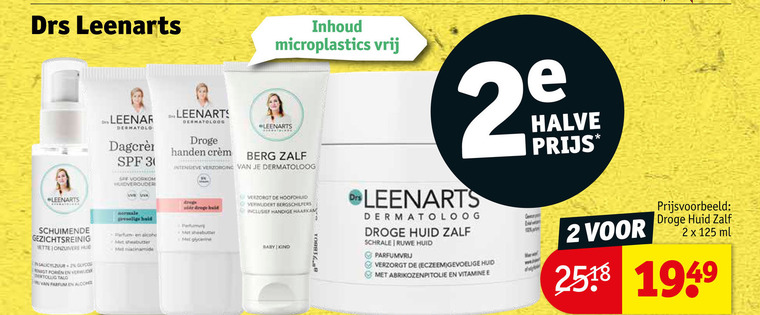 Drs Leenarts   gezichtsverzorging folder aanbieding bij  Kruidvat - details
