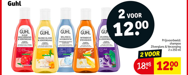 Guhl   shampoo, haarverzorging folder aanbieding bij  Kruidvat - details