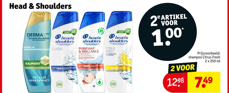 Head and Shoulders   shampoo folder aanbieding bij  Kruidvat - details