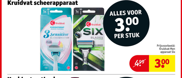 Kruidvat Huismerk   heren handscheerapparaat folder aanbieding bij  Kruidvat - details