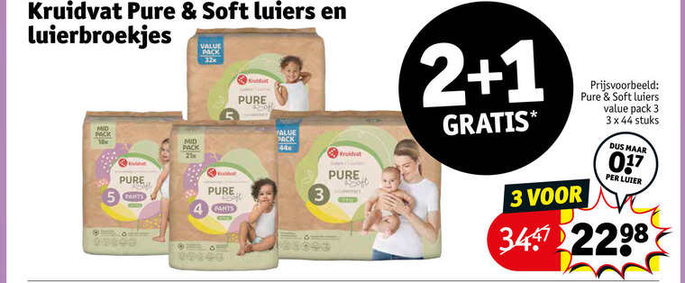 Kruidvat Huismerk   luiers, luierbroekjes folder aanbieding bij  Kruidvat - details