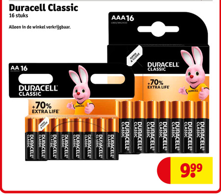 Duracell   batterij folder aanbieding bij  Kruidvat - details