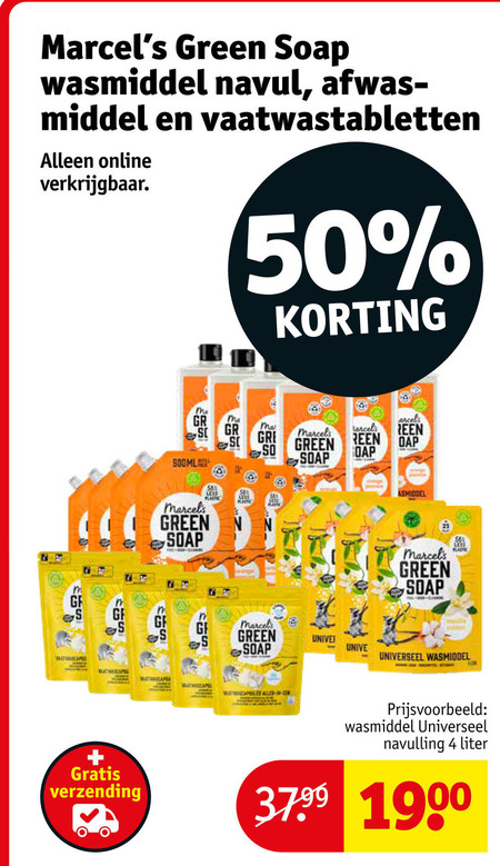 Marcels Green Soap   afwasmiddel, wasmiddel folder aanbieding bij  Kruidvat - details